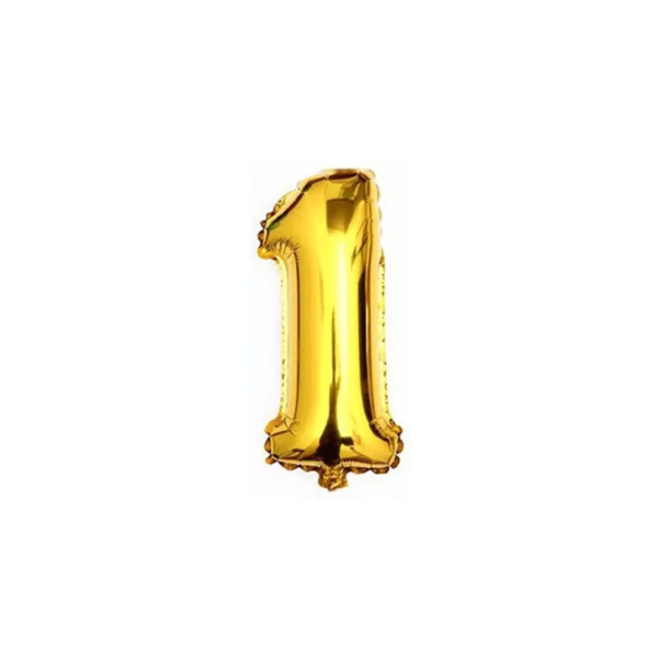 Number  Golden Foil Balloon  I Helium Balloon For Birthday/Anniversary Party Decoration Golden