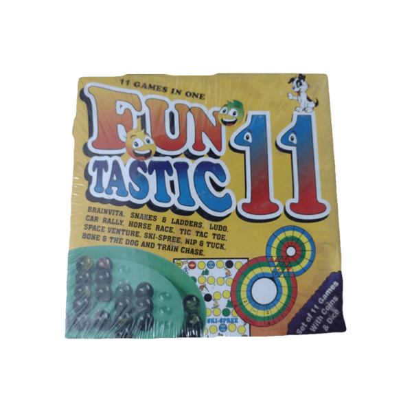 FUN TASTIC 11 (11 GAMES IN ONE) BOARD GAME