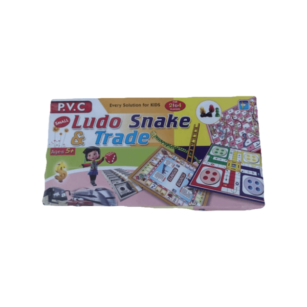 LUDO , SNAKE & TRADE BOARD GAMES