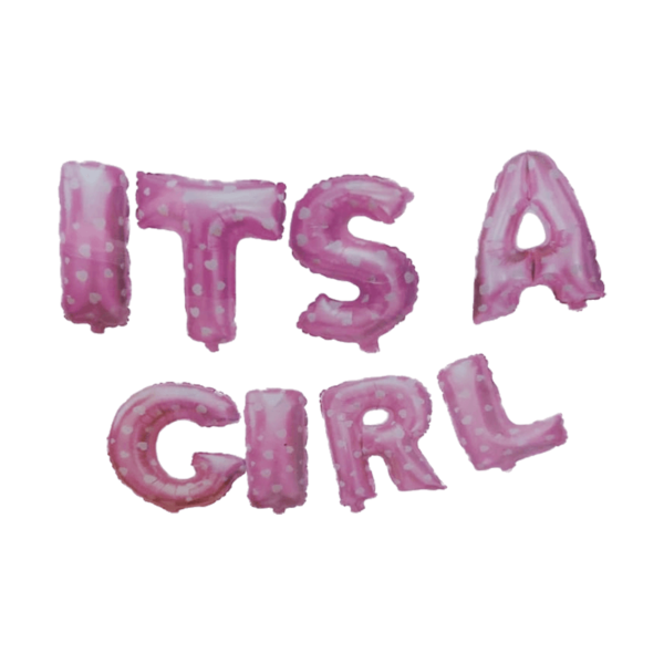 ITS A GIRL - Foil Balloon