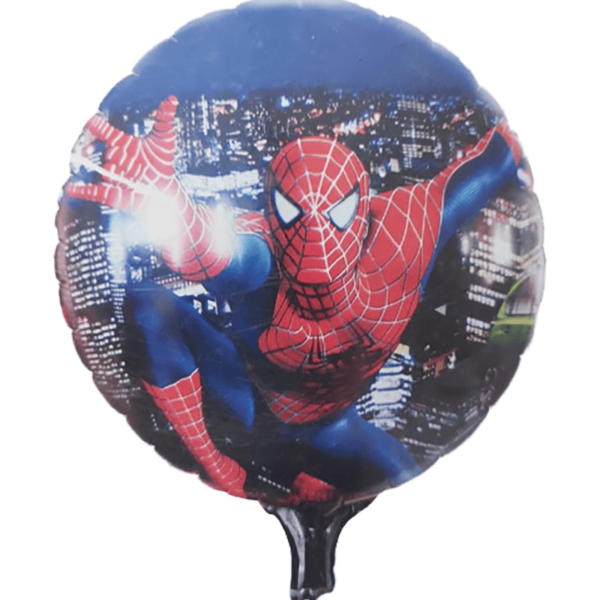 Spider Man Theme Printed Birthday Foil Balloon