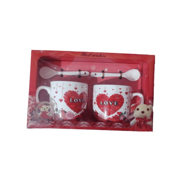 Valentines Gift  Set of 2  Cups