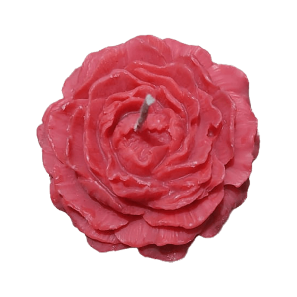 Big Rose Flower Scented pure Soy Wax Candle